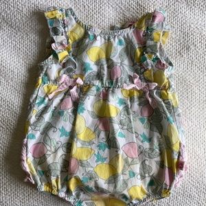 Ruffle butts fruit romper